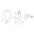 Schuifgeleidingsschoen voor Kone -liften ≤2m/s